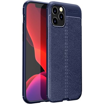 Mobigear Luxury iPhone 12 Pro TPU souple Coque arrière - Bleu