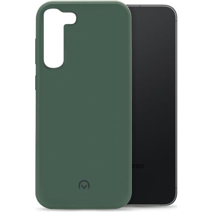 Mobilize Rubber Gelly Coque Samsung Galaxy S23 Plus Coque arrière en TPU Souple - Matt Green