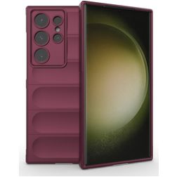 Mobigear Bumpy Coque Samsung Galaxy S24 Ultra Coque arrière en TPU Souple - Rouge