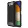 Mobigear Outdoor Samsung Galaxy A22 5G Plastique rigide Coque arrière Antichoc - Noir