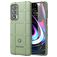 Mobigear Rugged Shield Coque Motorola Edge (2021) Coque arrière en TPU Souple Anti-Chocs - Vert