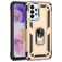 Mobigear Armor Ring Coque Samsung Galaxy A23 Coque arrière Rigide Anti-Chocs avec Anneau-Support - Or