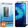 Mobigear Premium Motorola Moto G8 Power Lite Verre trempé Protection d'écran - Compatible Coque - Noir (Lot de 3)