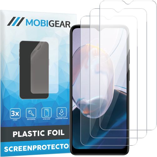 Mobigear Motorola Moto E22i Protection d'écran Film - Compatible Coque (Lot de 3)