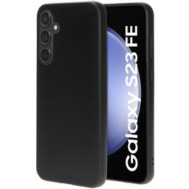 Mobiparts Classic Coque Samsung Galaxy S23 FE Coque arrière en TPU Souple - Matt Black