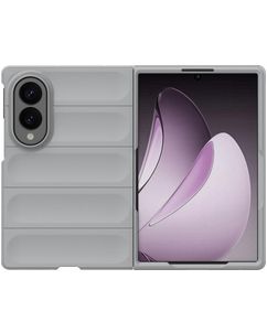 Mobigear Bumpy Coque Samsung Galaxy Z Fold 8 Coque arrière en TPU Souple - Gris