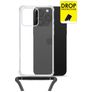 My Style Loop Transparente iPhone 16 Pro Coque avec cordon en TPU Souple - Transparent