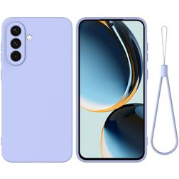 Mobigear Rubber Touch Coque Samsung Galaxy S26 Plus Coque arrière en Silicone - Violet