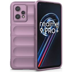 Mobigear Bumpy Coque Realme 9 Pro Plus Coque arrière en TPU Souple - Violet