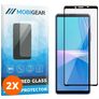 Mobigear Premium Sony Xperia 10 III Verre trempé Protection d'écran - Compatible Coque - Noir (Lot de 2)