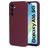 Mobiparts Coque Samsung Galaxy A16 Coque arrière en Silicone - Plum Red