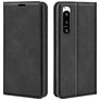 Mobigear Retro Slim Sony Xperia 5 IV Étui Portefeuille - Noir