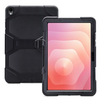 Xccess Survivor Essential Coque Samsung Galaxy Tab S11 en Plastique rigide,Silicone - Noir