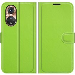 Mobigear Classic Housse HONOR 50 Etui Porte-Monnaie - Vert