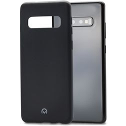 Mobilize Rubber Gelly Coque Samsung Galaxy S10 Coque arrière en TPU Souple - Matt Black