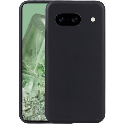 Mobigear Basics Coque Google Pixel 8a Coque arrière en TPU Souple - Noir