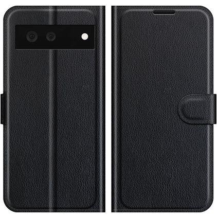 Mobigear Classic Google Pixel 6 Étui Portefeuille - Noir