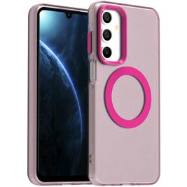 Mobigear Shockproof Coque Samsung Galaxy A16 MagSafe Coque arrière Rigide - Rouge