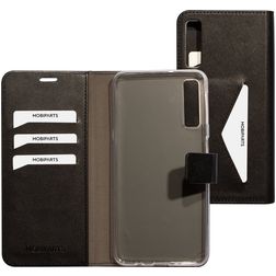 Mobiparts Classic Wallet Samsung Galaxy A7 (2018) Étui Portefeuille - Noir