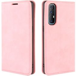 Mobigear Retro Slim Housse OPPO Reno 3 Pro Etui Porte-Monnaie - Rose