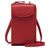 Antonio Fonzo Crossbody Sac Téléphone - Large - Cherry Red