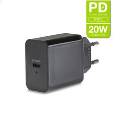 Mobilize - Simple USB-C Chargeur Power Delivery 20W - Noir