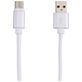 Mobigear Nylon - Câble USB-A vers USB-C 0.2 mètre - Blanc