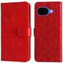 Mobigear Sunflower Housse Google Pixel 10a Etui Porte-Monnaie - Rouge