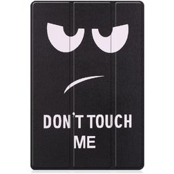 Mobigear Tri-Fold Coque Samsung Galaxy Tab A8 10.5 (2021) Etui - Do Not Touch