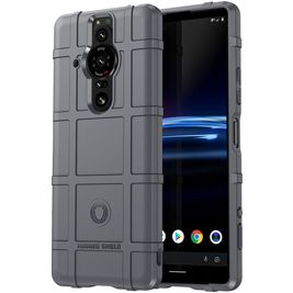 Mobigear Rugged Shield Coque Sony Xperia Pro-I Coque arrière en TPU Souple Anti-Chocs - Gris