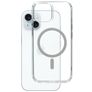Mobiparts Hardcover Coque Transparente iPhone 15 MagSafe Coque arrière Rigide - Transparent