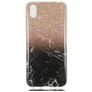 Mobigear Marble Coque Huawei Y5 (2019) Coque arrière en TPU Souple - Noir / Rose doré
