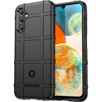 Mobigear Rugged Shield Samsung Galaxy A14 TPU souple Coque arrière Antichoc - Noir