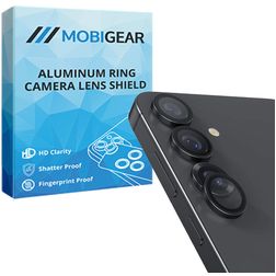 Mobigear Single Samsung Galaxy S25 Verre trempé Protection Objectif Caméra - Compatible Coque - Noir