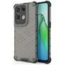 Mobigear Honeycomb OPPO Reno 8 Pro 5G Plastique rigide Coque arrière Antichoc - Noir