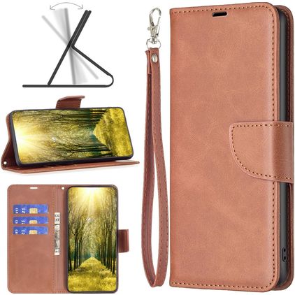 Mobigear Excellent Housse Google Pixel 7a Etui Porte-Monnaie - Marron