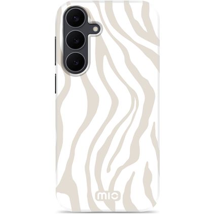 MIO Coque Samsung Galaxy S25 FE MagSafe Coque arrière Rigide - Sandy Zebra