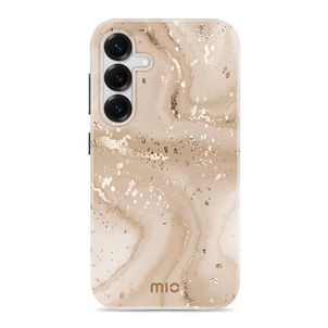 MIO Coque Samsung Galaxy S26 MagSafe Coque arrière Rigide - Gold Marble