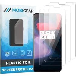 Mobigear OnePlus 6 Protection d'écran Film - Compatible coque (Lot de 3)