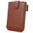 Valenta Card Pocket Slide - Porte Cartes en en Cuir véritable - 5 Cartes - Marron