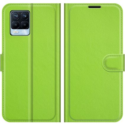 Mobigear Classic Housse Realme 8 Pro Etui Porte-Monnaie - Vert