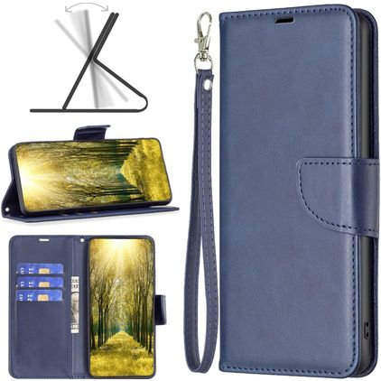 Mobigear Excellent Housse Google Pixel 7a Etui Porte-Monnaie - Bleu