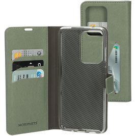 Mobiparts Classic Wallet Housse Samsung Galaxy S20 Ultra Etui Porte-Monnaie - Stone Green