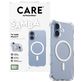 CARE by PanzerGlass Fashionable Coque Transparente iPhone 17 MagSafe Coque arrière en Silicone - Transparent