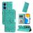 Mobigear Sunflower Housse HONOR X7 Etui Porte-Monnaie - Vert