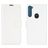 Mobigear Classic Motorola One Fusion Plus Étui Portefeuille - Blanc