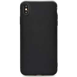 Xccess Invisible Thin Coque iPhone XS Max Coque arrière en TPU Souple Extra-fin - Noir