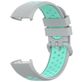Mobigear Sport Plus Buckle Bracelet Silicone Fitbit Charge 3 Fermeture boucle ardillon - Gris / Turquoise