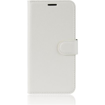 Mobigear Classic Housse Motorola Moto G8 Plus Etui Porte-Monnaie - Blanc