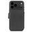 Decoded Detachable Wallet Housse iPhone 17 Pro MagSafe Etui avec Coque Détachable en Cuir Véritable Porte-Monnaie - Noir